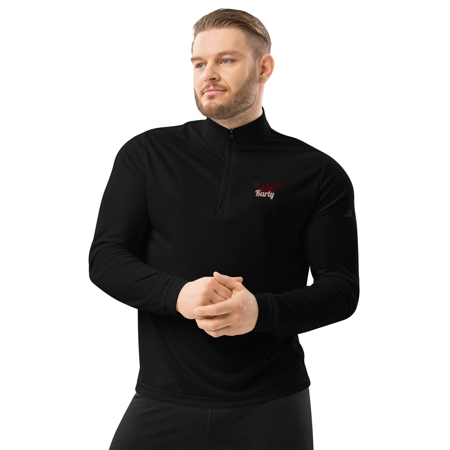 Quarter-Zip Adidas Athletic Pullover